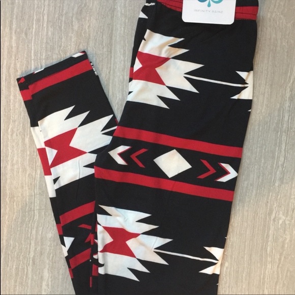 Tribal Inspired Print Leggings - Picture 4 of 7